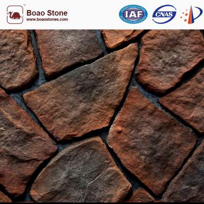 New design faux stone panels exterior wall china quartz stone veneer