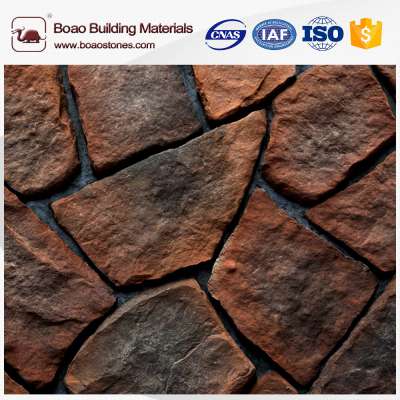 Decorative quarry stone slab wall cladding artificial stone wall veneer