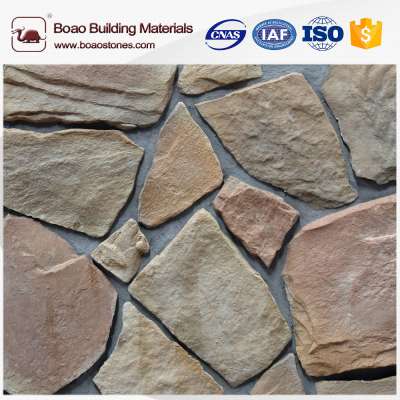 Fake interior brick wall panel arcade thin stone slab veneer